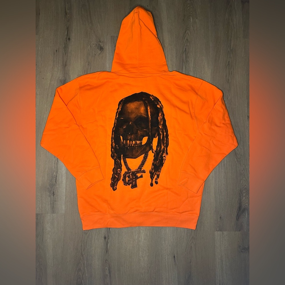 Revenge x Lil Durk Bones ‘Orange’ Hoodie
